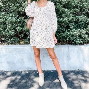 Loft clover scoop neck swing dress